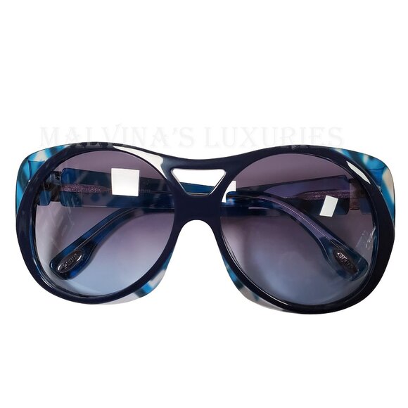 EMILIO PUCCI SUNGLASSES EP688S 426 COBALT GEOMETRIC PRINT main image 8